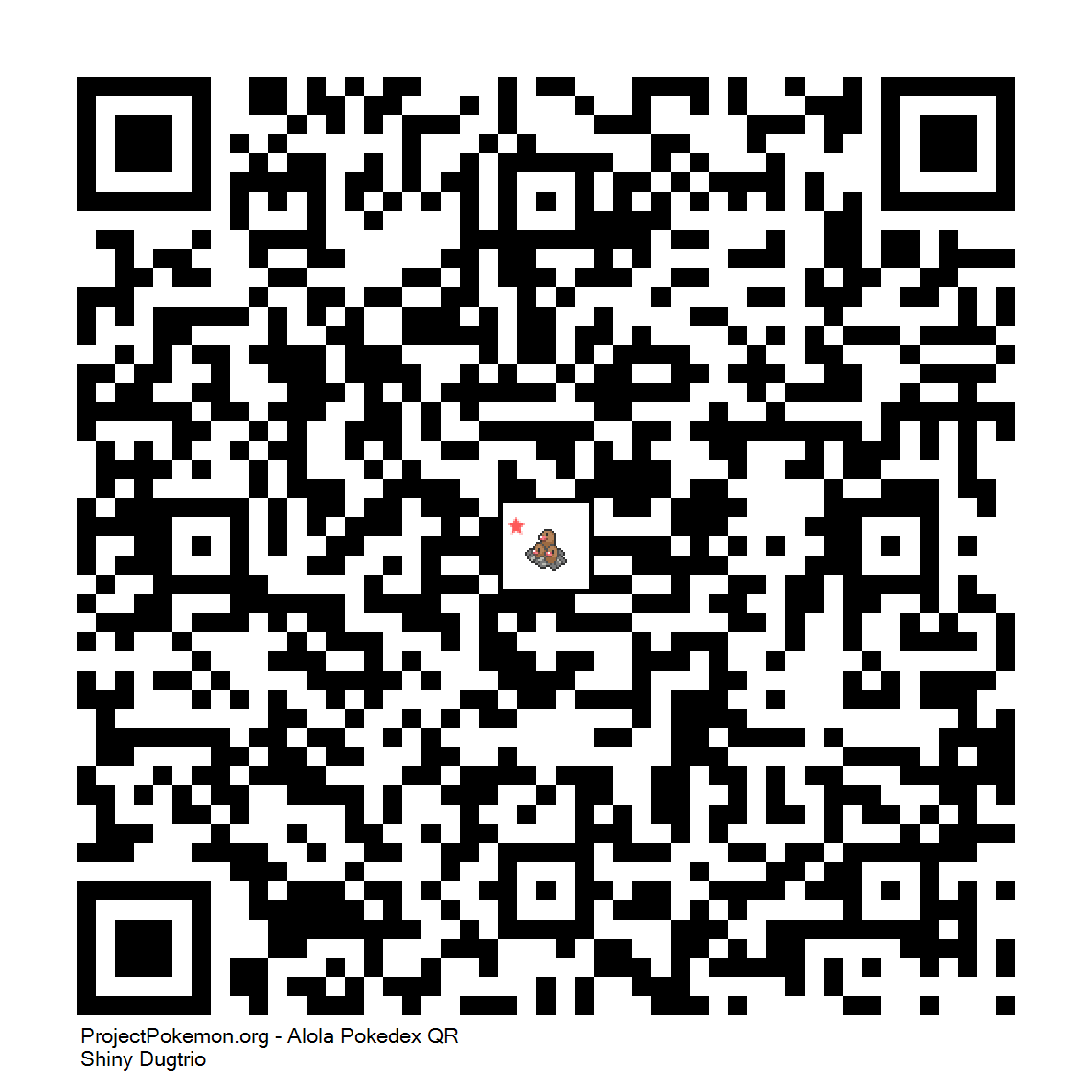Cdigo QR de Dugtrio variocolor